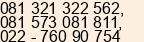 Mobile number of Mr. Soni Suryana at Bandung