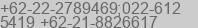 Phone number of Mr. Hikindo at Bandung